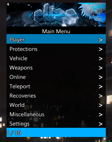 GTA5线上助手Elize V1.0.0最新支持1.5.7